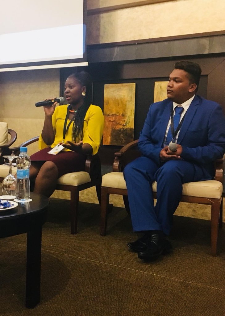 WCAWorld's tweet photo. How do we engage young philanthropists across generations 1. Mentorship 2. Partnerships 3. Investments shares our CEO  @MoiyattuBanya during the APN panel on shaping generational change #apn #givingandpower https://t.co/O1CgKtYhY8