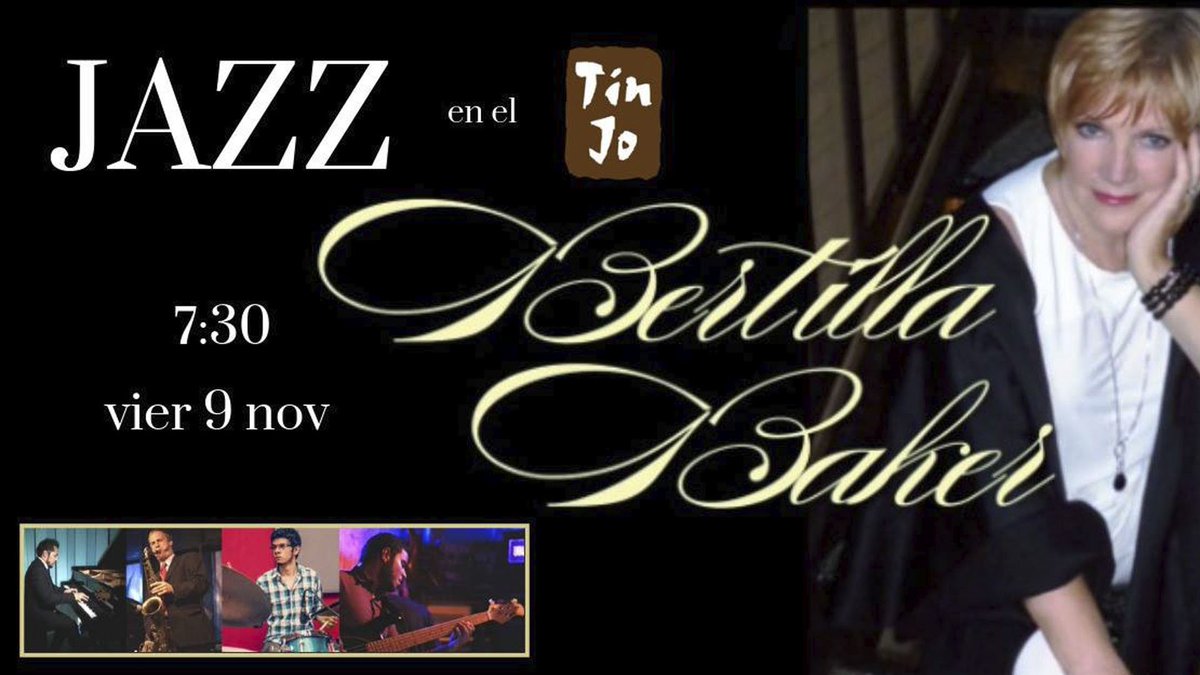 Si eres amante del Jazz, tienes una cita este viernes en el restaurante Tin Jo restaurant con la presentación de Bertilla Baker con lo mejor de este género musical. #FeedBackCR #Jazz #Musica #CostaRica
