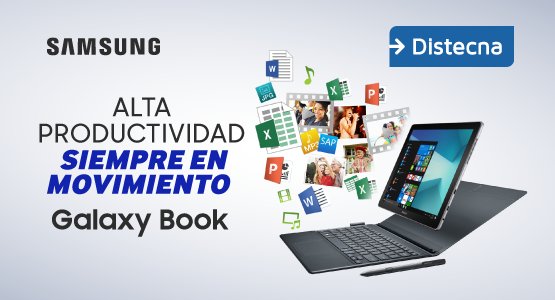 DistecnaChile's tweet photo. Las Tablets Samsung Galaxy Book mantienen la productividad en alto, incluso mientras se está en movimiento, versiones de 10,6” o 12”, disponibles en Distecna Chile. https://t.co/FyzxW3kgLp