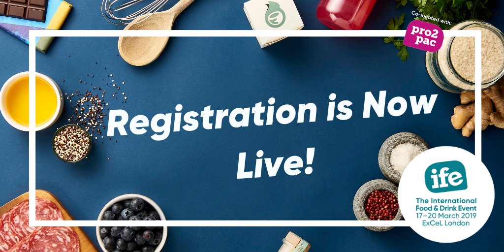 IFE 2019 visitor registration is now live! Register for free now:
bit.ly/2qCfGNQ