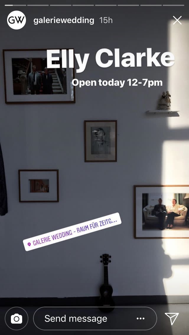 elly_clarke's tweet image. TODAY IS THE LAST DAY!! Exhibition open till 18.00, then closing event will screen documentation from live performance from 19.00 with artist talk from 19:45. Free entry. All welcome @ Galerie Wedding. #soloshow #artisttalk #finnissage #aclassylecture #lastday