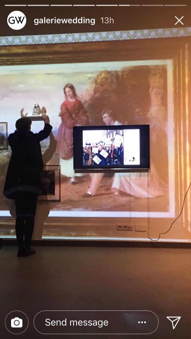 elly_clarke's tweet image. TODAY IS THE LAST DAY!! Exhibition open till 18.00, then closing event will screen documentation from live performance from 19.00 with artist talk from 19:45. Free entry. All welcome @ Galerie Wedding. #soloshow #artisttalk #finnissage #aclassylecture #lastday