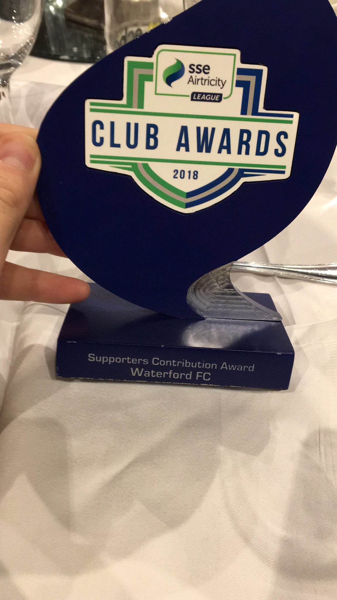 Waterford FC Fans Awarded Supporters Contribution Award – Waterford FC 