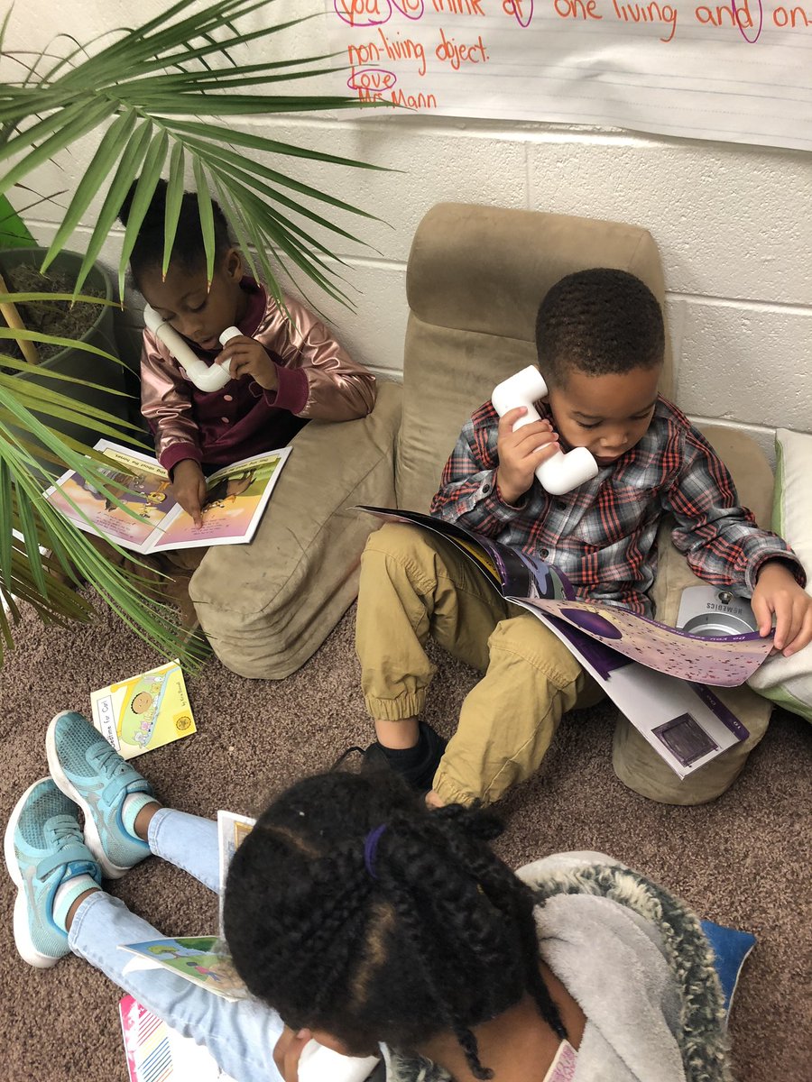 emannteaches's tweet photo. They love whisper phones and flexible seating to read! #isleread #independentreadingtime #arc @CarrolltonES @AmericanReading https://t.co/6GQFmuM73w