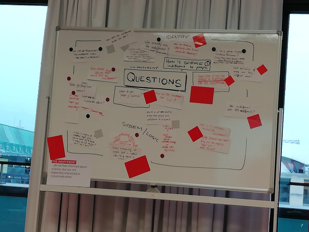 HariBrull's tweet photo. How is science indifferent to people who are indifferent to science? #paradox #science #workshop #engage #FallingWalls18 #fallingwallsberlin #STEM #sciencecommunication #howtoengage https://t.co/uGWTlbxL83