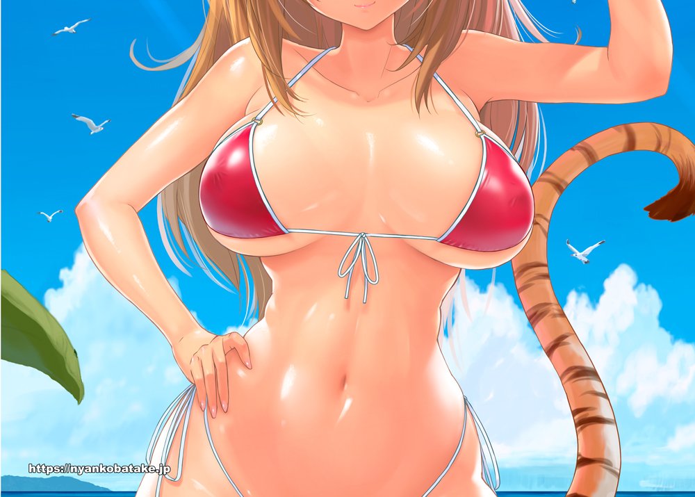 競泳水着とビキニとモリタード(またか) #いいおっぱいの日 