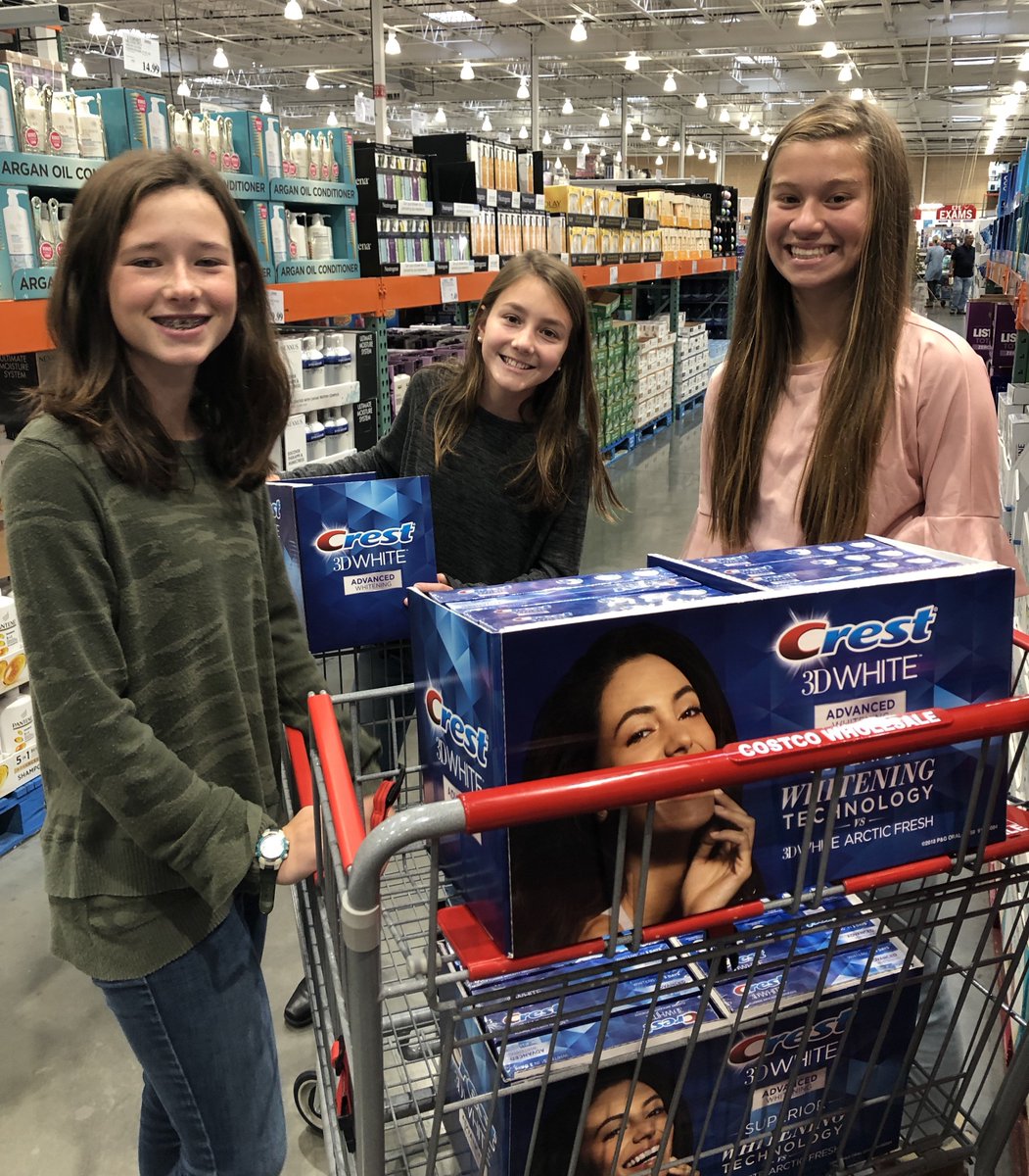 WestminsterATL's tweet photo. The eighth grade ServeATL class went shopping @Costco yesterday to buy personal hygiene products for City of Refuge. The class was able to purchase enough toiletries to create 100 hygiene kits that will be used for the City of Refuge’s prison re-entry program. #engageATL https://t.co/Nu5uDzVqNw