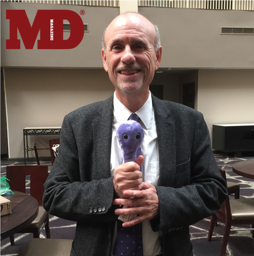 HCPLiveNews's tweet photo. We just spoke with Dr Nicola Petrosillo from the National Institute for Infectious Diseases ��L. Spallanzani” Italy about #Cdiff prevention strategies and he took home a @Contagion_Live microbe! #Cdiff2018
Check back soon for the interview. https://t.co/RxqEVk9f41
