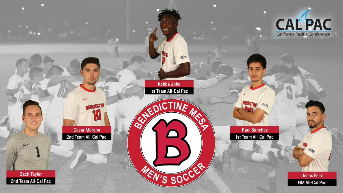 Mesa_Redhawks's tweet photo. MSOC NEWS (FROM WED): Cesar Moreno was tabbed as Cal Pac Newcomer of the Year, while Kebba Jobe, Raul Sanchez, Zach Taylor and Jesus Felix all joined Moreno as All-Cal Pac players!: https://t.co/jAcpO8Nz7F #FlyRedhawksFly https://t.co/sSuSzQjlAm