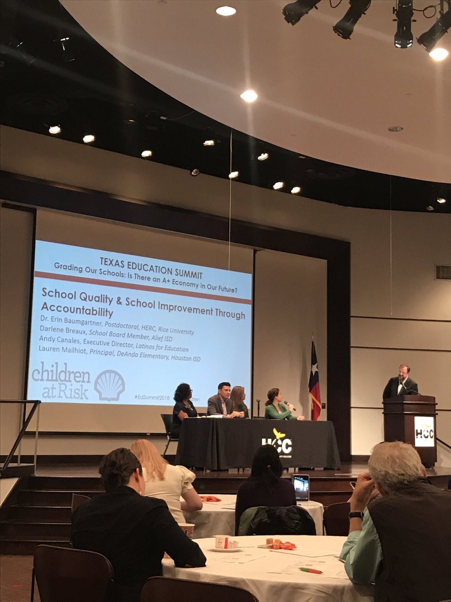 CFISDCLC's tweet photo. CLC attending the TX Education Summit focusing on accountability & assessment. Discussion around pre-K,investing in teachers, not focusing solely on test scores. Need to be clear on what is being measured & how that data is utilized.#EdSummit2018 https://t.co/CelKKZSnOV