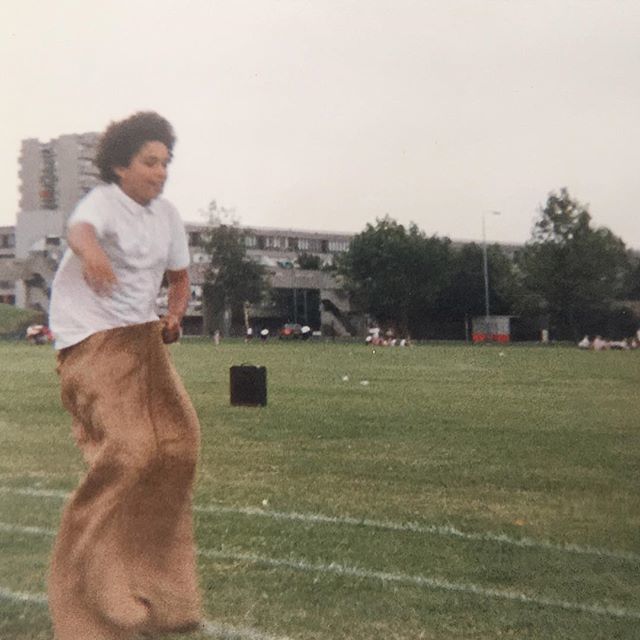 shantell_martin's tweet photo. I believe I was winning.... sports day back in 1990 🏆#spotsday #thamesmead #southlakeprimaryschool #areyouyou https://t.co/6wUxIYi65H https://t.co/4AogJd9jCx