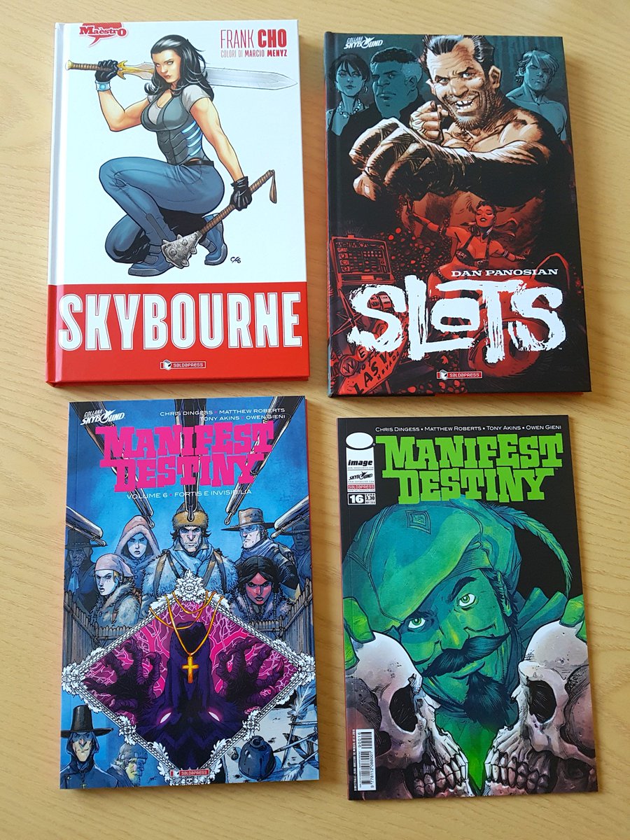 saldaPress's tweet photo. Tutte le SALDA-USCITE di oggi.
#saldapress #fumettibelli #slots #skybourne #manifestdestiny https://t.co/S5OqSOUsZY