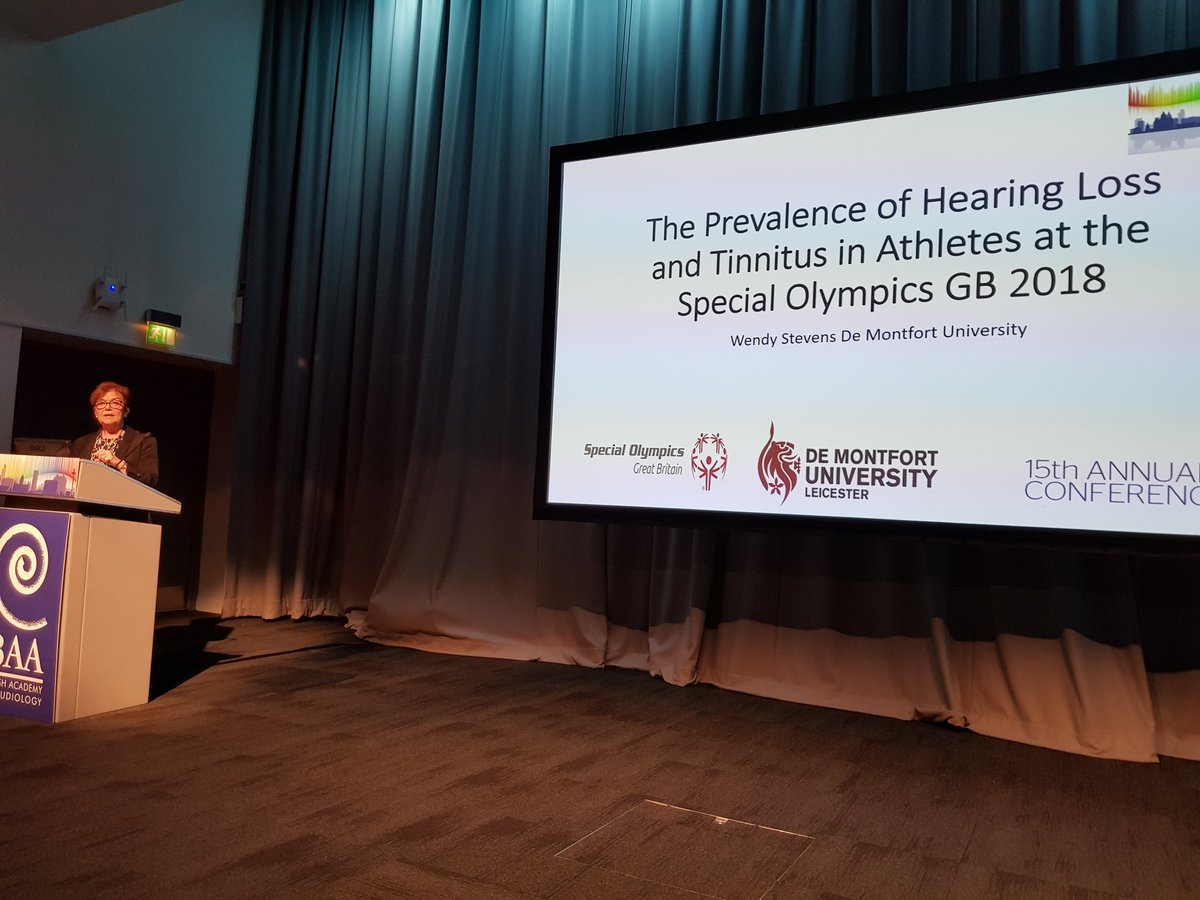 Jeff Davies (@dr_jeffdavies) on Twitter photo Our very own <a href="/WendySteveO/">Wendy stevens</a> presenting clinical data from the healthy hearing screening programme at special olympics <a href="/DMUAudiology/">DMU Audiology</a> #BAAConf <a href="/dmuhls/">HLS</a> Our very own <a href="/WendySteveO/">Wendy stevens</a> presenting clinical data from the healthy hearing screening programme at special olympics <a href="/DMUAudiology/">DMU Audiology</a> #BAAConf <a href="/dmuhls/">HLS</a>