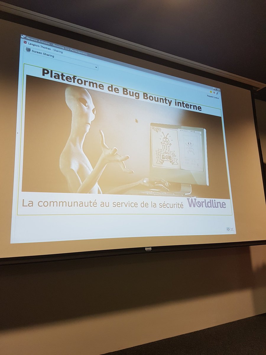 WorldlineFrance's tweet photo. Un nouveau sujet autour de la sécurité cette fois, avec la proposition d'une plate forme de #BugBounty pour Worldline ! Encore une super idée lors des #HackyDays2 👌 https://t.co/HFHgF8ny5G