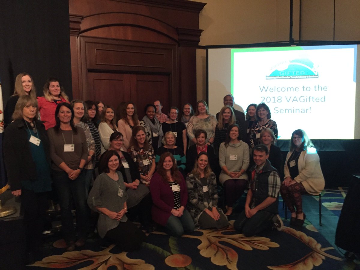 #FCPSVA #VAgiftedED  Region VI Gifted represents at VA Gifted Seminar in Roanoke earlier this week!
