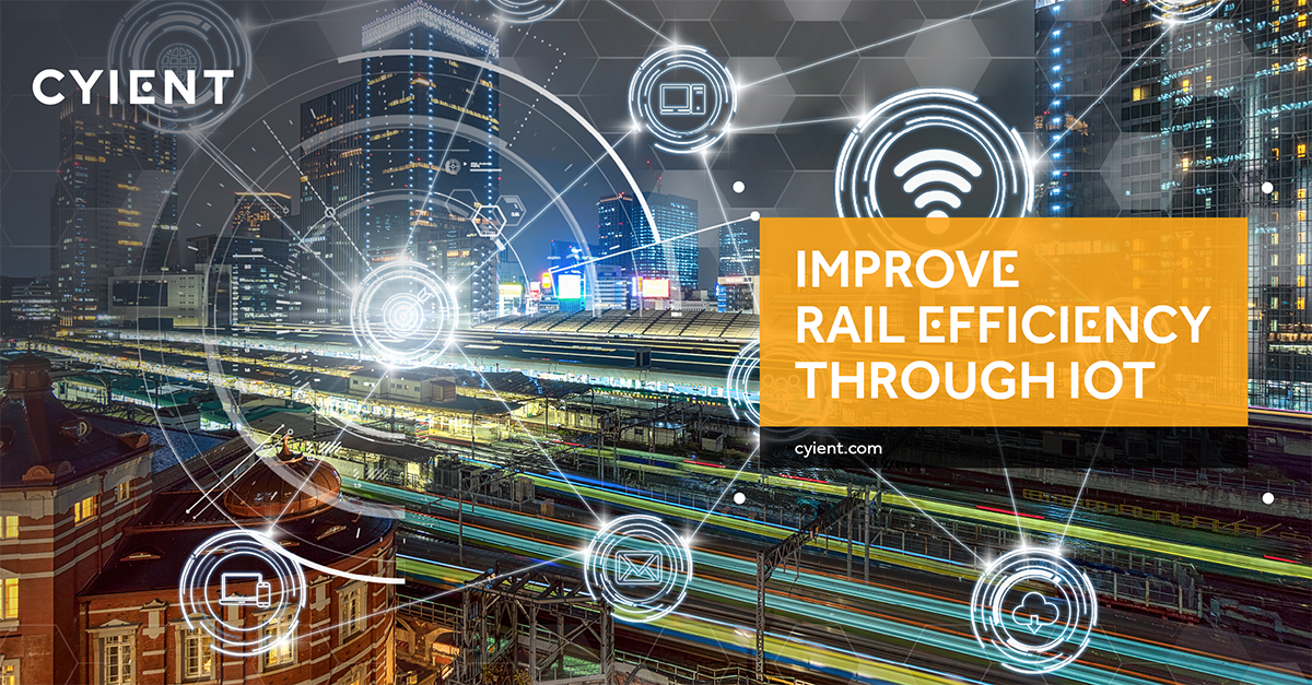 CyientRail's tweet photo. Addressing high initial cost of deployment &amp; integration on legacy rail systems requires #IoT &amp; remote monitoring expertise. Discover how you can reduce costs, eliminate unnecessary operational stress, increase safety. Meet us at @electronicaFair https://t.co/0SmwpNRljK https://t.co/ZRKCY4iv6M