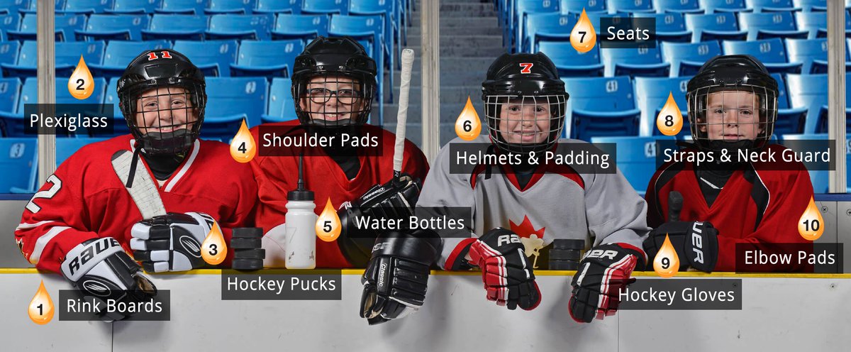 Imagine a hockey game without pucks, helmets, protective padding, rink boards and all of the other products that originate from oil. More than just oil comes from a pipeline. #ThankYouOil #WeBuildSafePipelines webuildsafepipelines.com #oil #oilandgas
