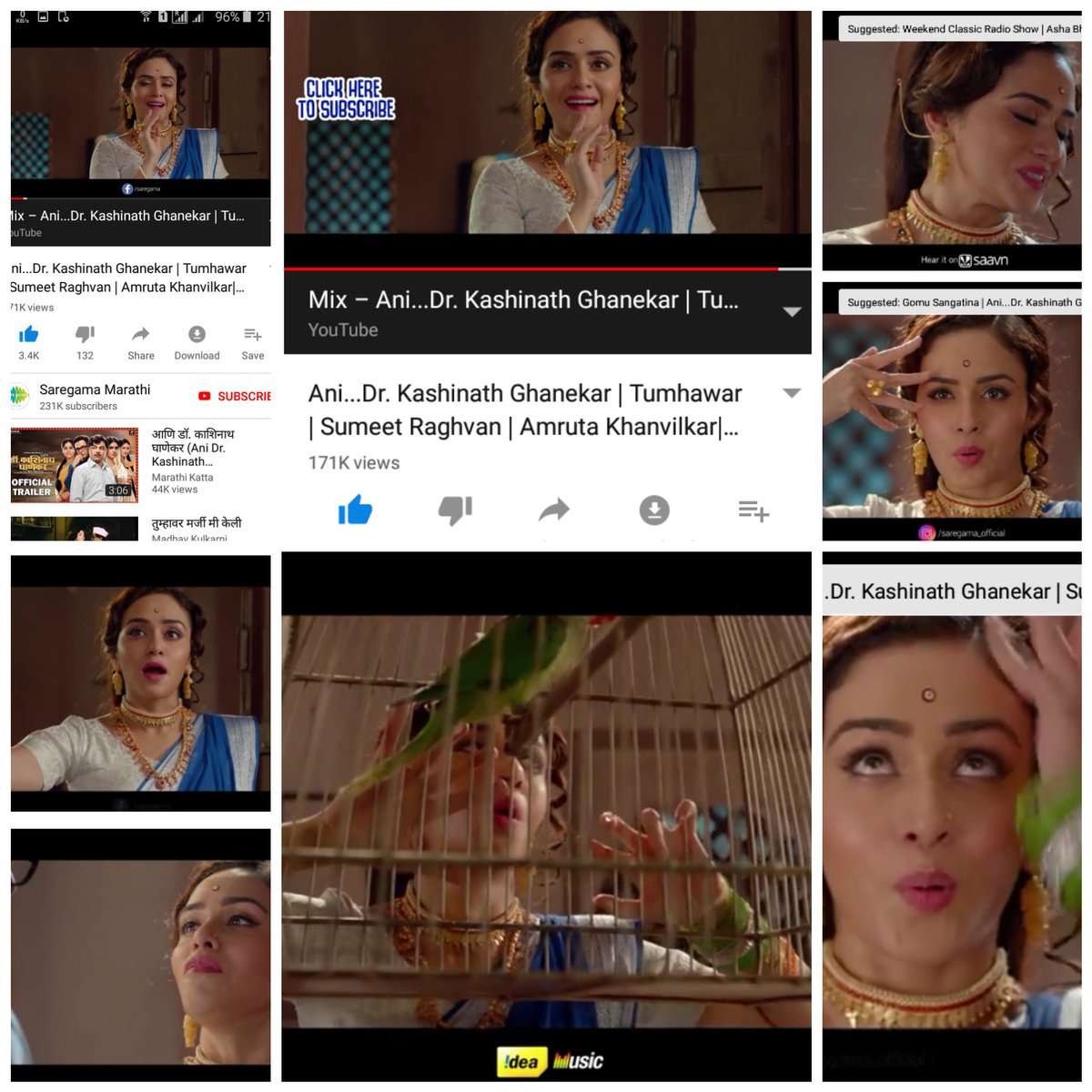 ani06anith's tweet photo. It's time for tumhawar  @AmrutaOfficial mam as usual u rocked!  It's difficult for me to understand marathi still ur expressions speaks loved it https://t.co/q8rwhkqt2i