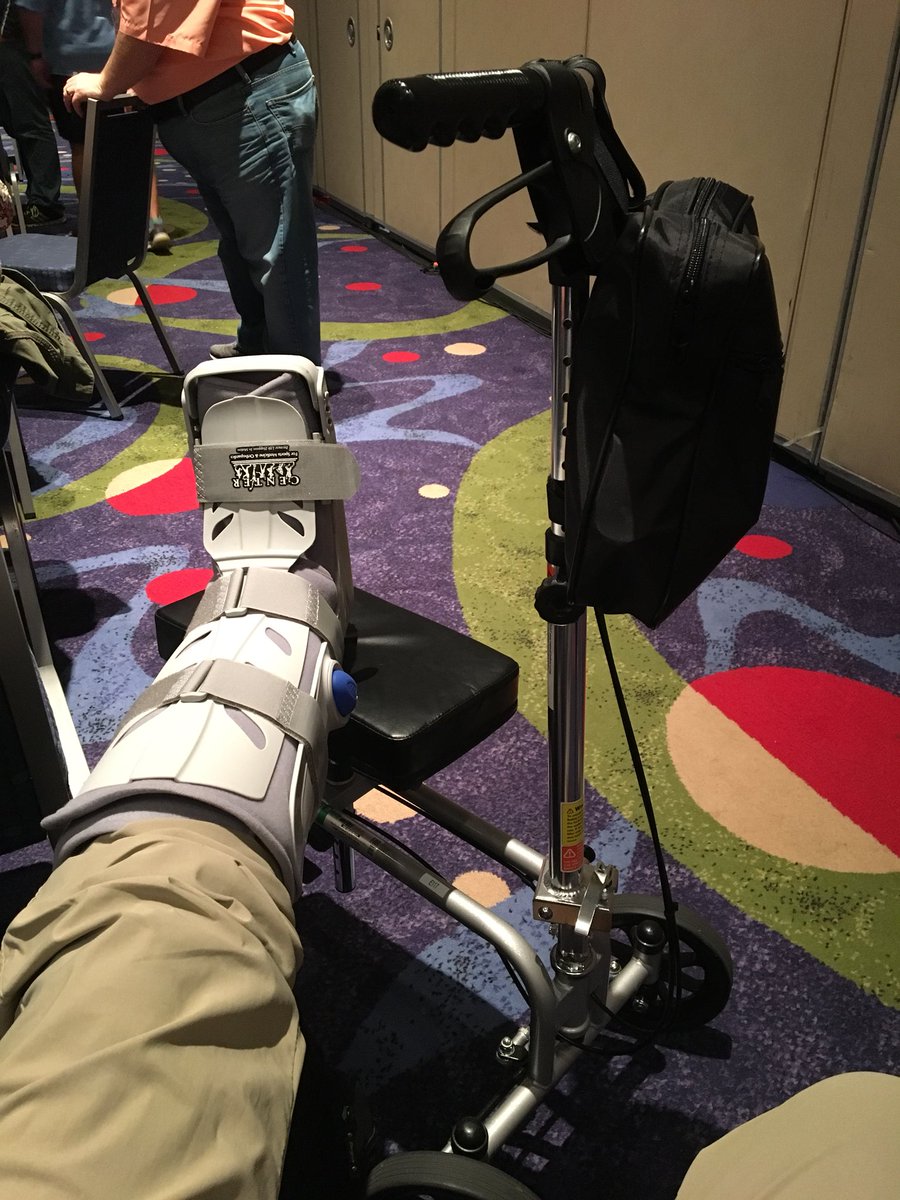 TylerRoderick2's tweet image. Appreciate not being handicapped at @GaETConf. Anyone want to race later? #GaETC18 #ccpstech #theyseemescooting #getoutofmyway