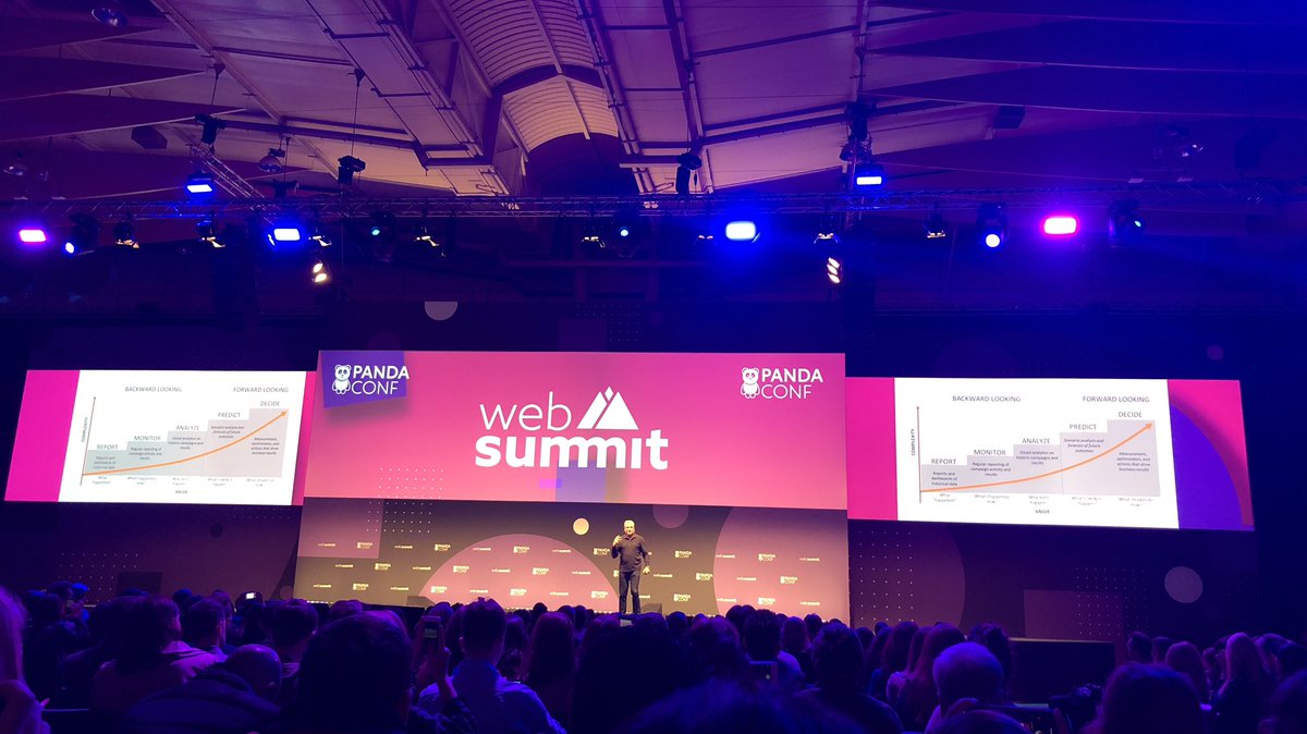 PavlaChris's tweet photo. ⭐️”Will an AI be your next Chief Marketing Officer?” 🤔 

by Wes Nichols @wesnichols from @upfrontvc happening right now at @PandaConf stage of @WebSummit 

#WebSummit #AI https://t.co/E9NvGBSkSU