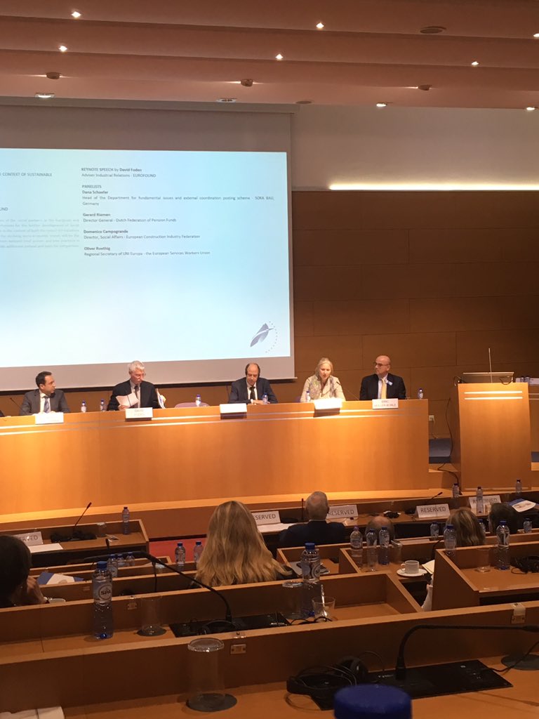Dana Schäfer (@SOKA_BAU) at the #AEIPAnnualConference: „Paritarian Institutions set up by social partners make #SocialProtection effective, eg. by checking #minimumwages of domestic and posted #workers. This strengthens the role of the #socialpartners!“ @EU_AEIP #AEIP2018