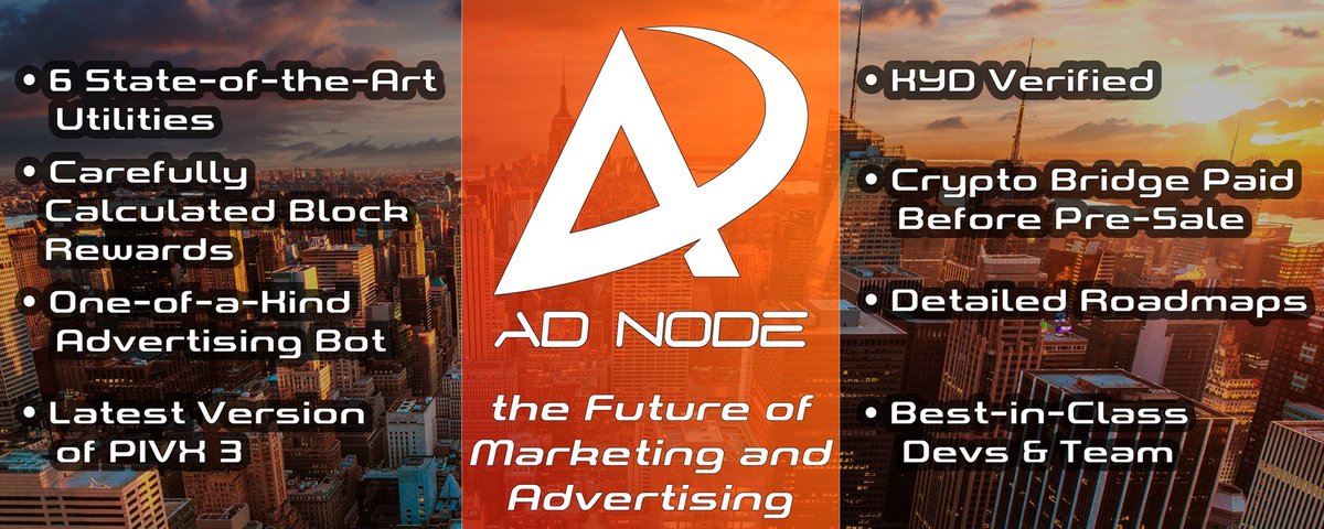 AdNodeCoin's tweet image. Only 3 Masternodes left in our pre-sale! Stop in discord and talk to the dev team: discord.gg/zyVKHUn or read our Whitepaper for more info!

cdn.discordapp.com/attachments/50…