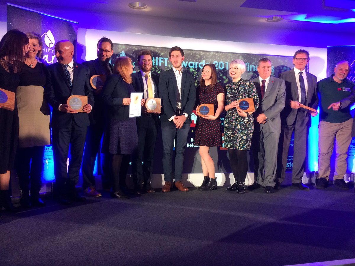 Showcasing excellence in sustainability in housing; a wonderful &amp; uplifting afternoon; well done to all the winners #SHIFTAwards18 and well done <a href="/SustHomes/">Sustainable Homes</a> on an excellent event