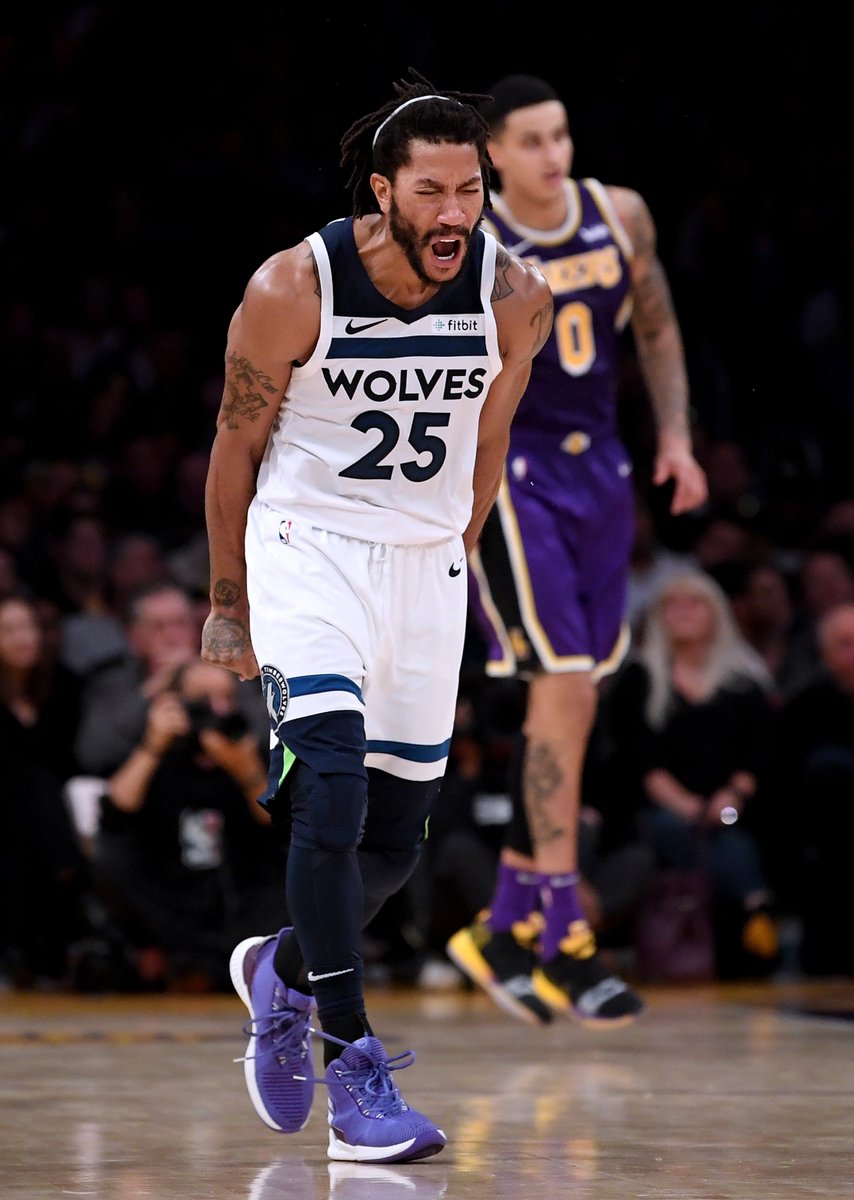 BleacherReport's tweet image. Oct. 31: Career high 50 points
Nov. 7: Career high 7 threes

Big week for D-Rose 🌹