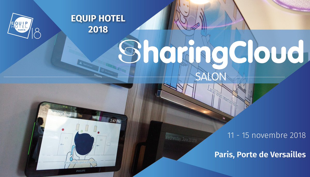 sharingcloud's tweet photo. Nous sommes au salon @Equiphotelparis aux côtés de @PhilipsDisplay du 11 au 15 novembre ! Venez nombreux ;)
#instantsuite #equiphotel #philipsdisplay #portedeversailles https://t.co/U5inhZ86SP