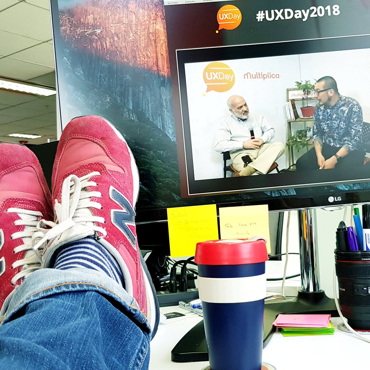 bustamantonio's tweet photo. Disfrutando de las charlas del #UXDay2018 @jccamus @paulo_saavedra https://t.co/LbM7QjG9Gv