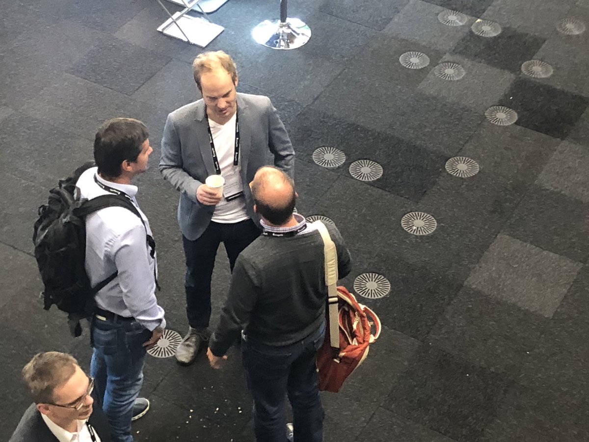 #EBCONT team discussing #NoSQL progress at #MDBE18