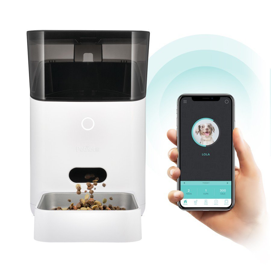 RobotShop's tweet image. The #Smartfeeder 2.0 pairs with your phone and other smart home devices to automate and track feedings rb1.shop/2JI1xqY #DomesticRobot #Cats #Dogs
