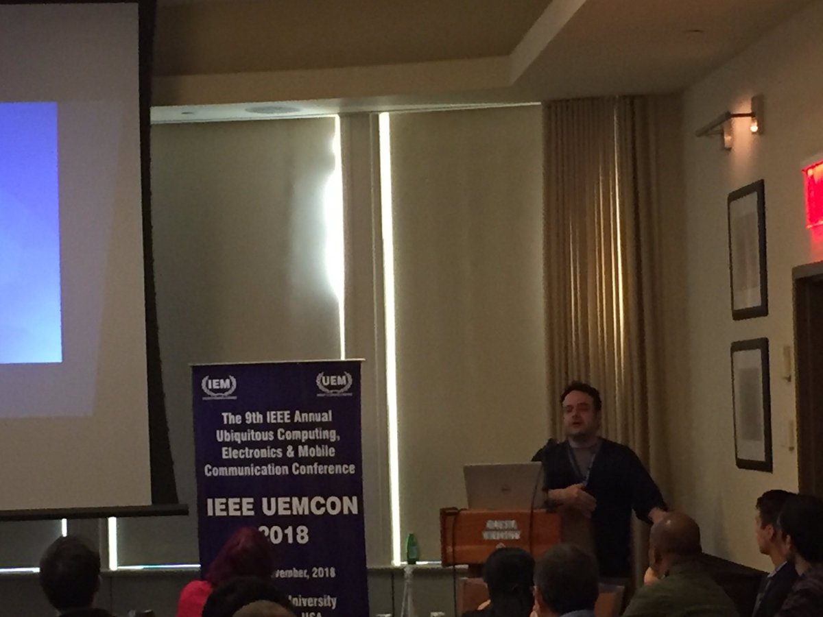 Wonder_Phil's tweet photo. #UEMCON Matthew Kreiger gives a keynote IEEE. https://t.co/YlVzK6SKoL