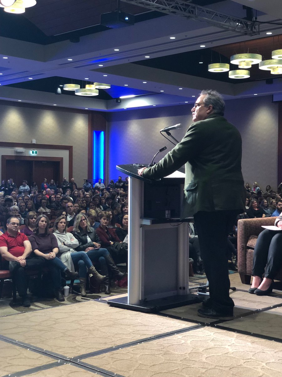 MarkATAPastPres's tweet photo. A privilege to be in PEI to help open #PEITF convention. So much energy from our PEI colleagues! @CanTeachersFed @albertateachers #RISE https://t.co/WcRpaaSgzX