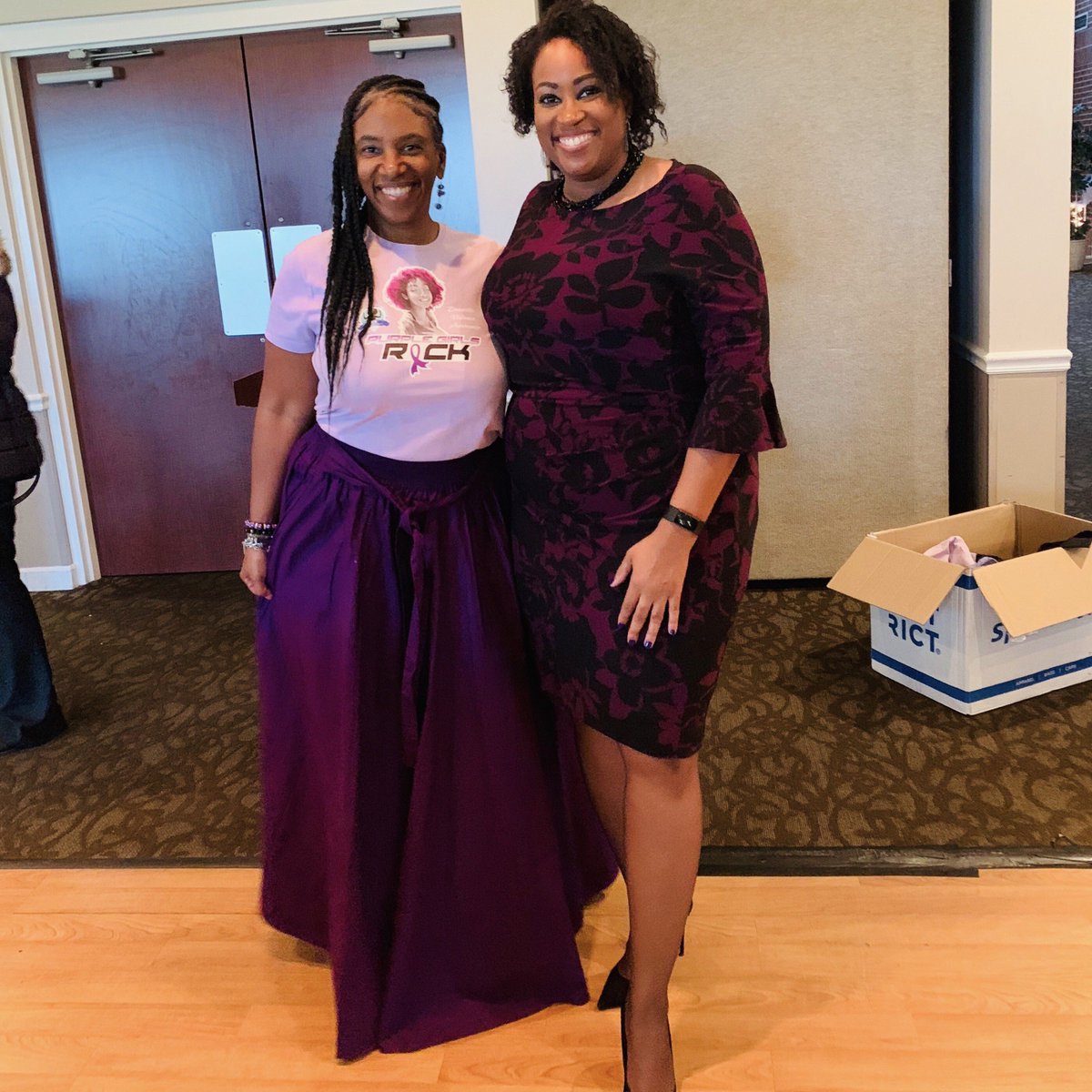 JudgeBraxton's tweet photo. #TBT Last month, Judge Braxton served as the Keynote Speaker for the Purple Girls Rock Silence Hides Violence Benefit Luncheon. https://t.co/ycpmsfVsbM