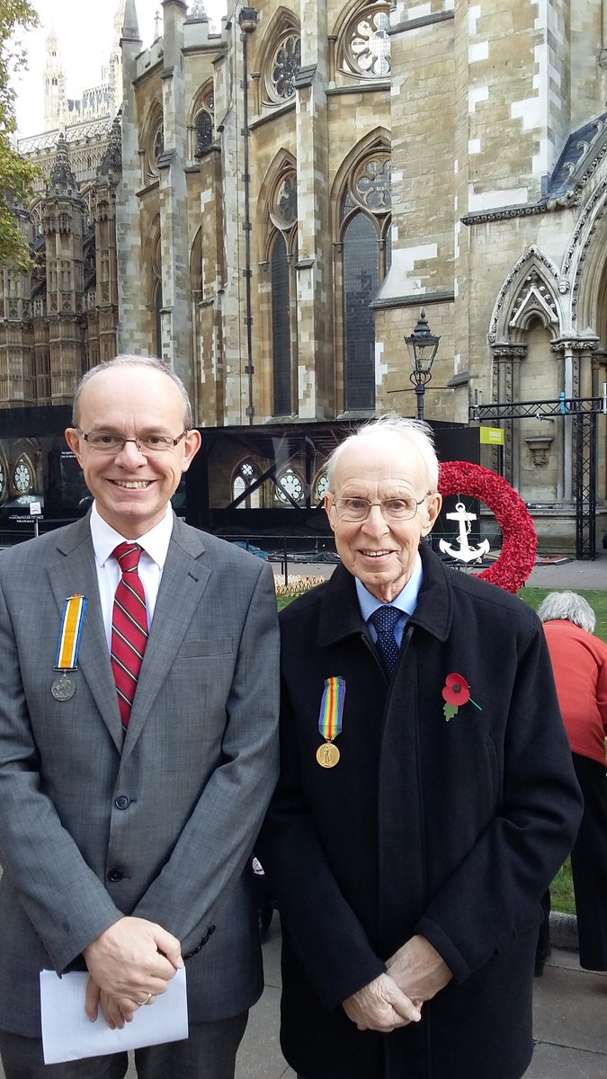 <a href="/nimbl_uk/">nimbl</a> @PearsonPublish commemorating #Armistice100 with my Father at St Margaret's and at Wellington Barracks, remembering <a href="/WaltersVoice/">Walter's Voice</a> #WW1 #Remembrance2018 #remembrance <a href="/sommecourt/">Paul Reed</a>