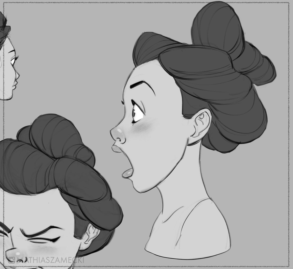 messy bun expressions ? 