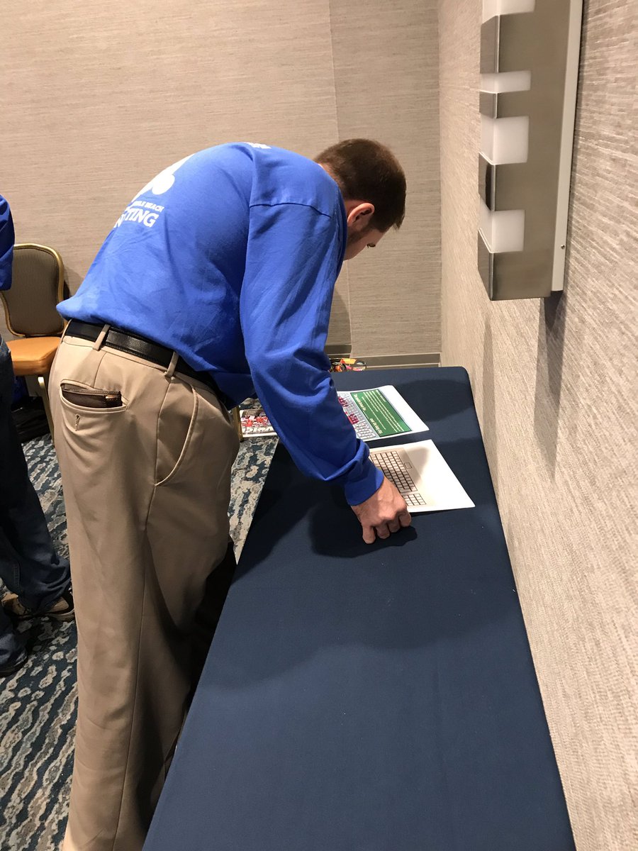 CycProducer's tweet photo. Collaborating and connecting to solve puzzles to get clues to open locks -Jenna and Todd -put teachers to work!#scteachers https://t.co/MeQHy0LV4L