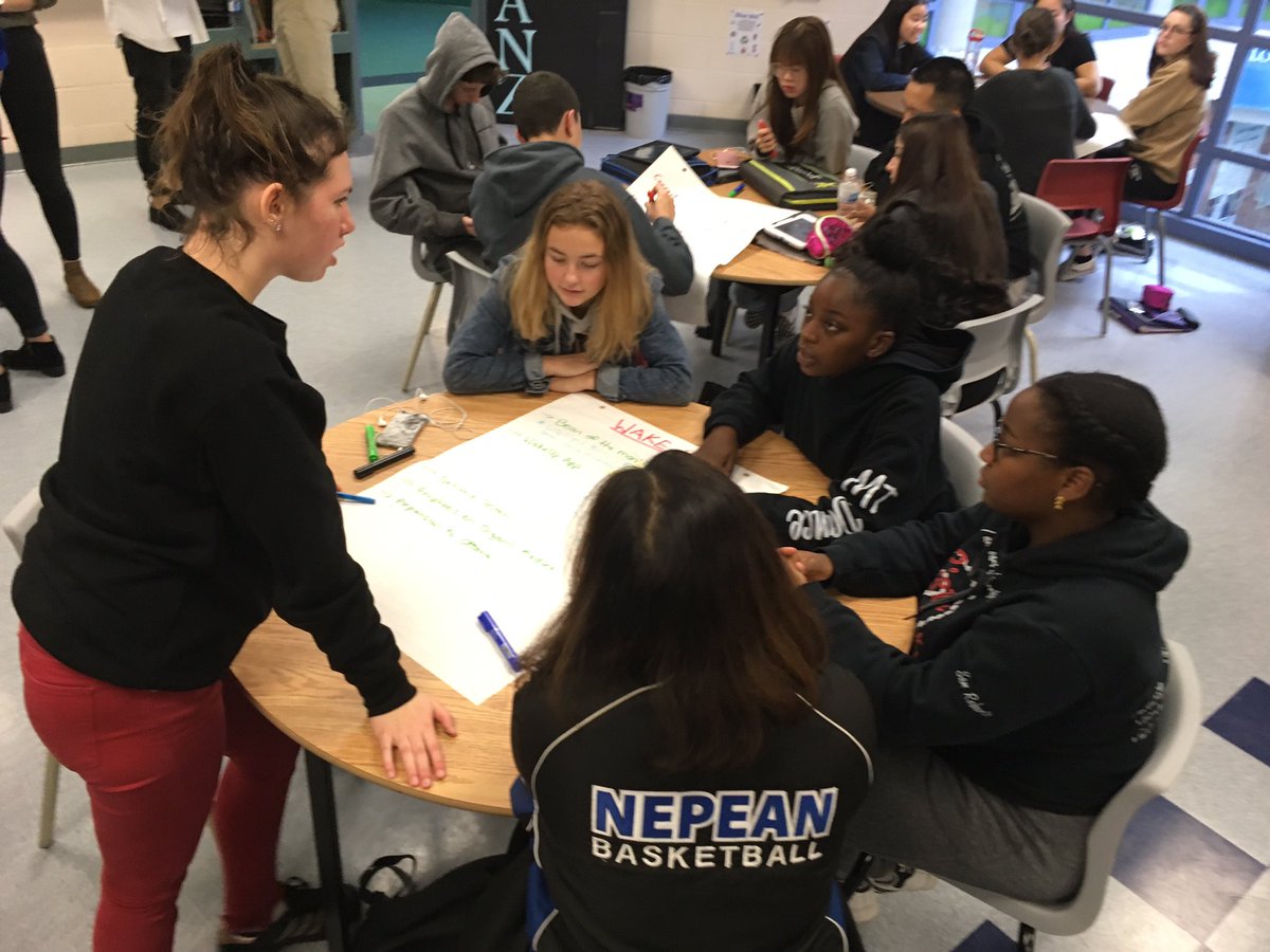 TristanNuyens's tweet photo. Thank you to the 3rd Year @Carleton_U Sprott Business students who came and ran some #DECA Case Studies with our grade 11 & 12 business students @MotherTeresaHS!! ๐ฆ๐๐ข Solving real world cases that engage and promote deep learning #ocsbDL #ocsbBusiness @SprottSchool #SSSBC https://t.co/v6FJTa8s2o