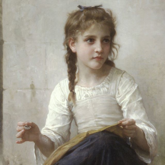 I love this painting called 'Sewing' ~ To see more detail shots visit the blog >bit.ly/2DuHBHE
#bouguereau #bouguereaustudy #art #artprint #artprintsforsale #sew #sewing