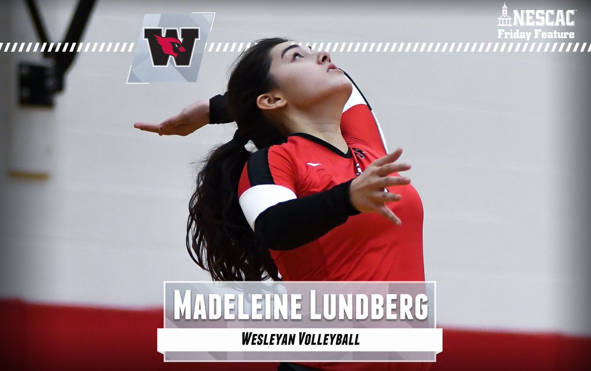The final #NESCAC Friday Feature of the fall season is here! Get to know @Wes_Athletics volleyball player Madeleine Lundberg. Spoiler: she's traveled to four different continents! Read more &gt;&gt; bit.ly/2Dufl8b #d3vb