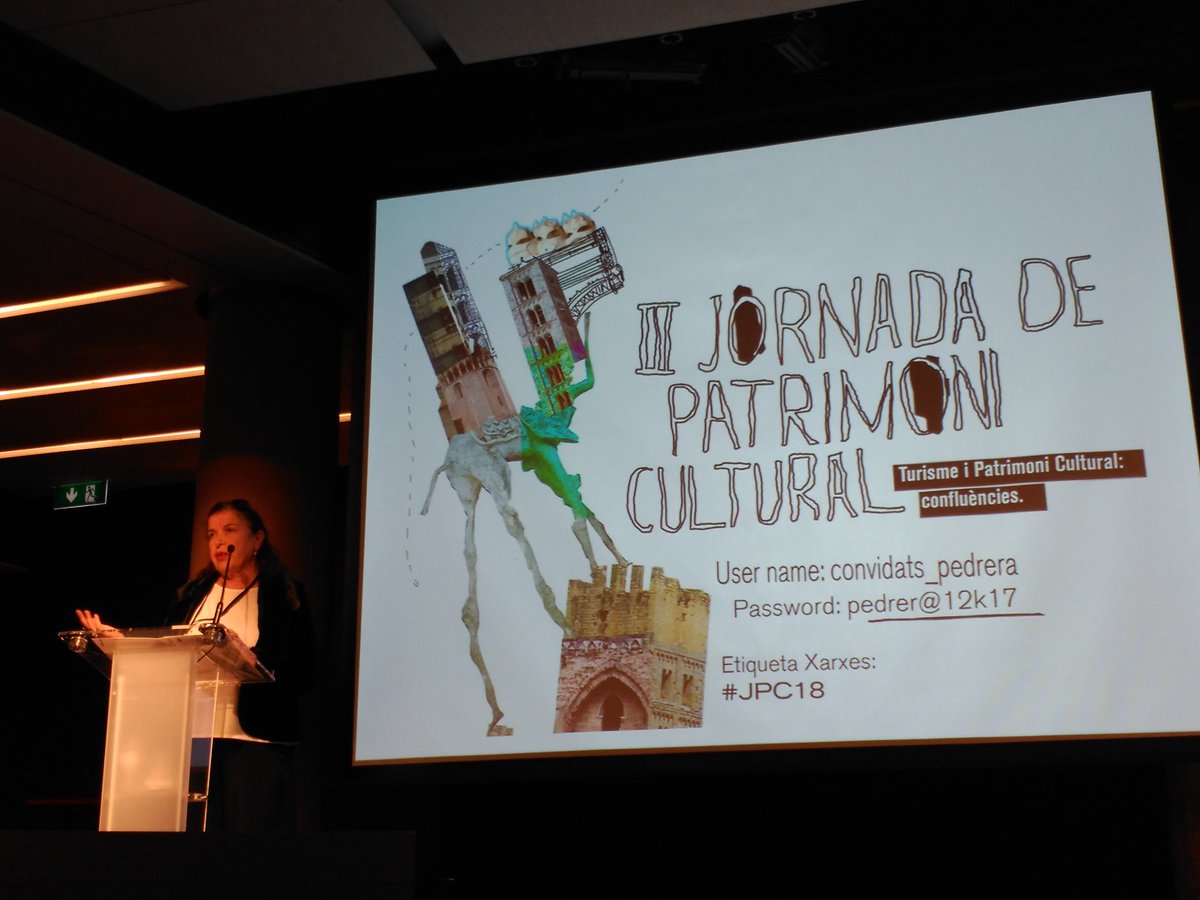 aguicat's tweet photo. @dolorsvidal parla al tancament de la III Jornada de Patrimoni Cultural. #JPC18
Aquest 2018 ha sigut l'any del Turisme cultural i s'ha ampliat al 2019.
La unió de Patrimoni i Cultura en aquesta Jornada crea punts de confluència per al futur. https://t.co/nYJEUF9mk3