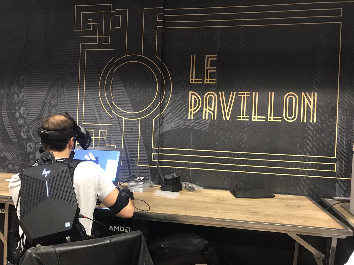 GRE_Liege's tweet photo. Visite-découverte au #VRBreak organisé par @rvfrance . Toute une communauté #XR se réunit à #Paris autour de conférences, de partages d’expérience et de rencontres @LePavillonXR https://t.co/EUbDmYhfhH