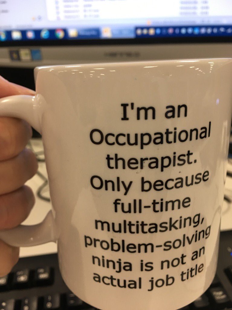 Because it's #OTWeek2018 I'm dedicating this to the amazing @JillPendo - OT extraordinaire!!