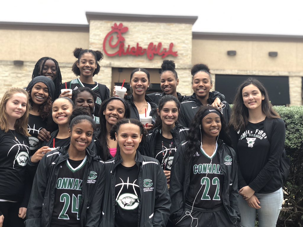 The Varsity Lady Cougars played a tough game against McNiel at day one of the season's first tournament! #SeasonGo #CHSBasketball #LadyCougarsBasketball  <a href="/chsfanstand_/">CHS Fanstand</a> <a href="/PfISDAthletics/">PfISD Athletics</a> <a href="/JBConnallyHS/">Connally High School</a>