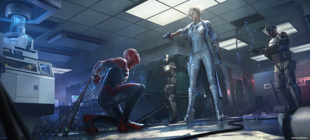 manifestation illoyalitet Mantle Dennis Chan Twitterissä: "Silver Sable showing Spidey some tough love. Key  frame for Spider-Man PS4. Shoutout to Eve Ventrue for the design on Silver  Sable. Art direction by Jacinda Chew. #spiderman #spidermanps4⁠ ⁠#