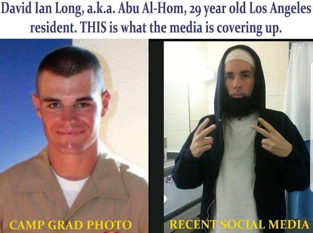 walta1237's tweet photo. #JihadAttack
MSM is shouting out "ex Marine"
TRUTH: Converted to Islam
h\t Elaine Whiteside
https://t.co/FQSRaAy20J https://t.co/Wvyf0sq3BK