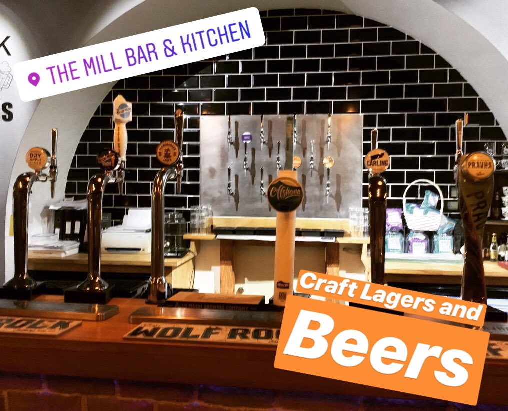 mill_kitchen's tweet image. Check out our new range of draft lagers and beers 🍻 . . . . . . .  #beer #lager #themill #barandkitchen #halifax #deanclough #food #drinks #eatout #finedine #restaurant #chill