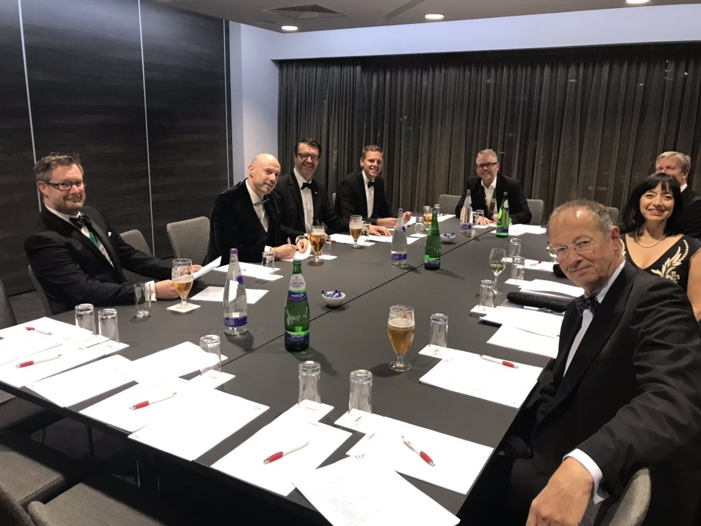 Looking smart for the Committee meeting ahead of the#brunelfbe dinner tonight