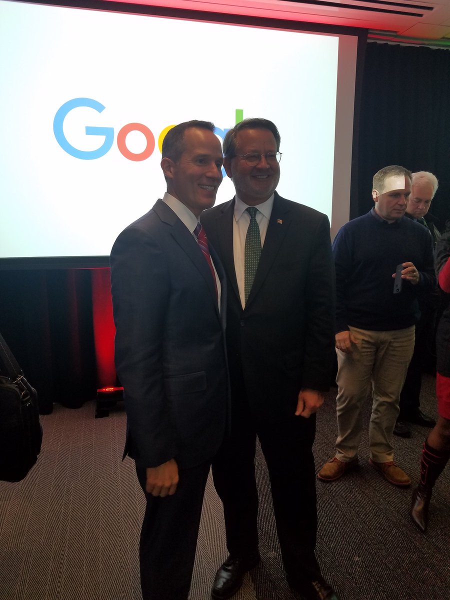 Rwenglin's tweet photo. From @Google #Detroit grand opening to @pscmichigan #PunditSummitt2018. #excitingworkday https://t.co/ymYf7ESjBg